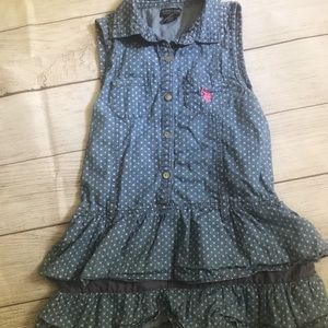 U.S. Polo Ralph Lauren girl Jean Dress
